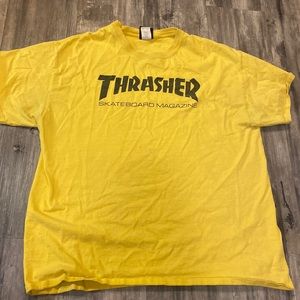 yellow thrasher tee